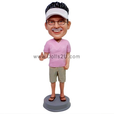 Casual Man With Thumbs Up