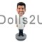 (image for) Personalized Male In Lab Coat Bobblehead With Your Face Item:286451