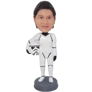 (image for) Personalized Star Wars Bobblehead, Custom Stormtrooper Bobblehead Gift