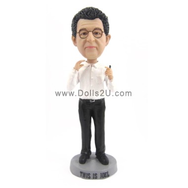  Custom Bobblehead Male Business Boss Giving Speech Boss' Day Gift For Him Item:13655