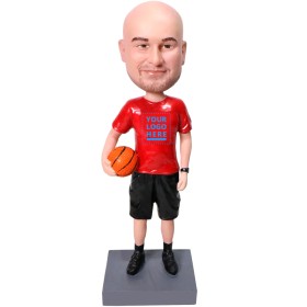 (image for) Personalized Basketball Coach Gifts Funny Custom Coach Bobblehead