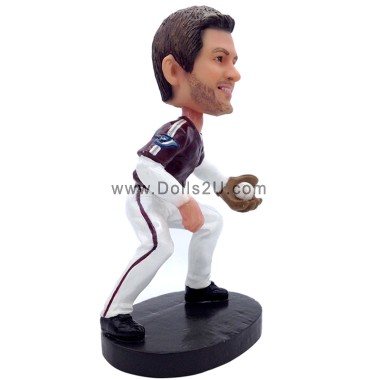 (image for) custom male baseball player bobbleheads gifts