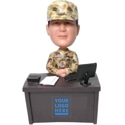  Custom Military Officer Bobblehead