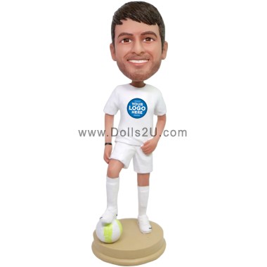(image for) Personalized Soccer Player Bobblehead Gift