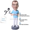 Personalized Male Dentist With Extracted Tooth Bobblehead Gift