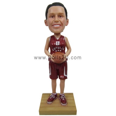  Custom Female Basketball Player Bobblehead Item:13871