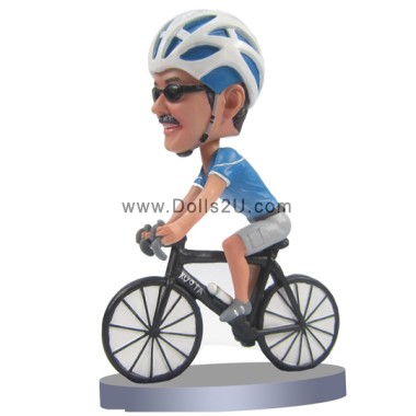 (image for) Custom Bicyclist Bobblehead