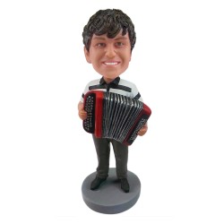  Custom Accordion Player Bobblehead Gift For Accordionist