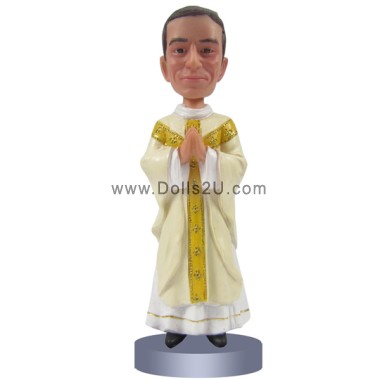 (image for) Best Gift For Priest Personalized Priest Bobblehead