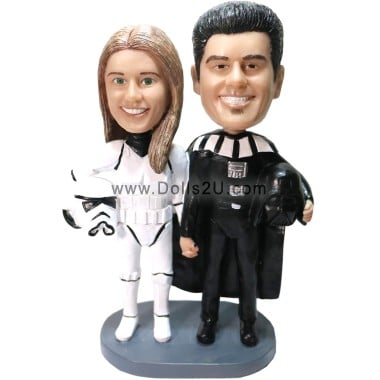  Personalized Star Wars Wedding Bobblehead Gifts Item:40471