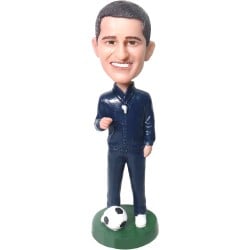  Custom Soccer Coach Bobblehead