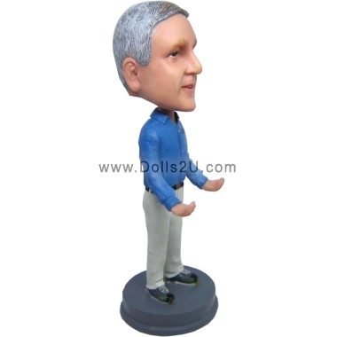 (image for) Personalized Business Card Holder Bobblehead