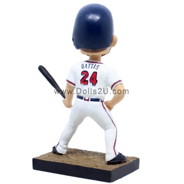 (image for) Male Left Handed Baseball Hitter Bobblehead Any Team Color And Logo