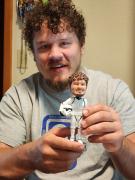 My son was overjoyed with his bobblehead!